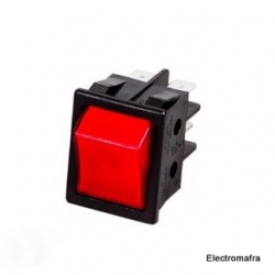 Interruptor bipolar com luz vermelha FAS 11405LVM