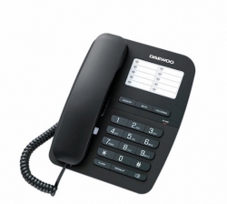 Telefone mesa analogico c/mãos livres preto DAEWOO DTC-240